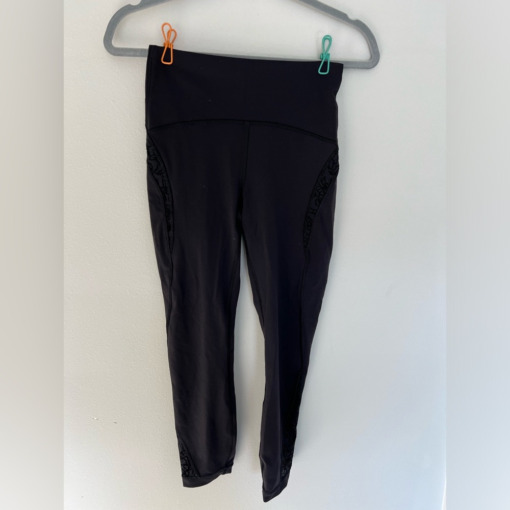 Lululemon Black Lace Leggings